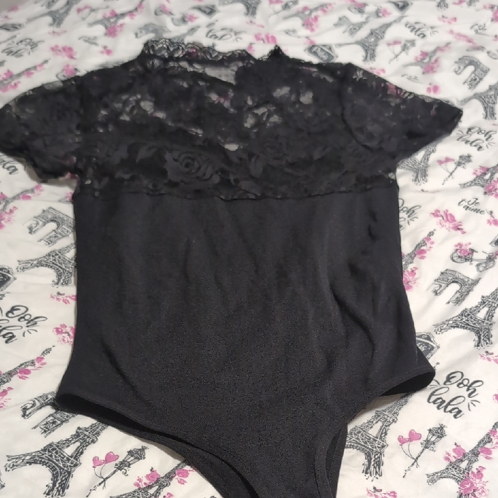 Black Lace Bodysuit